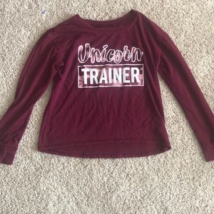 2 Justice Unicorn Long sleeve Tees